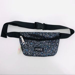 VS PINK Glitter belt bag or fanny pack